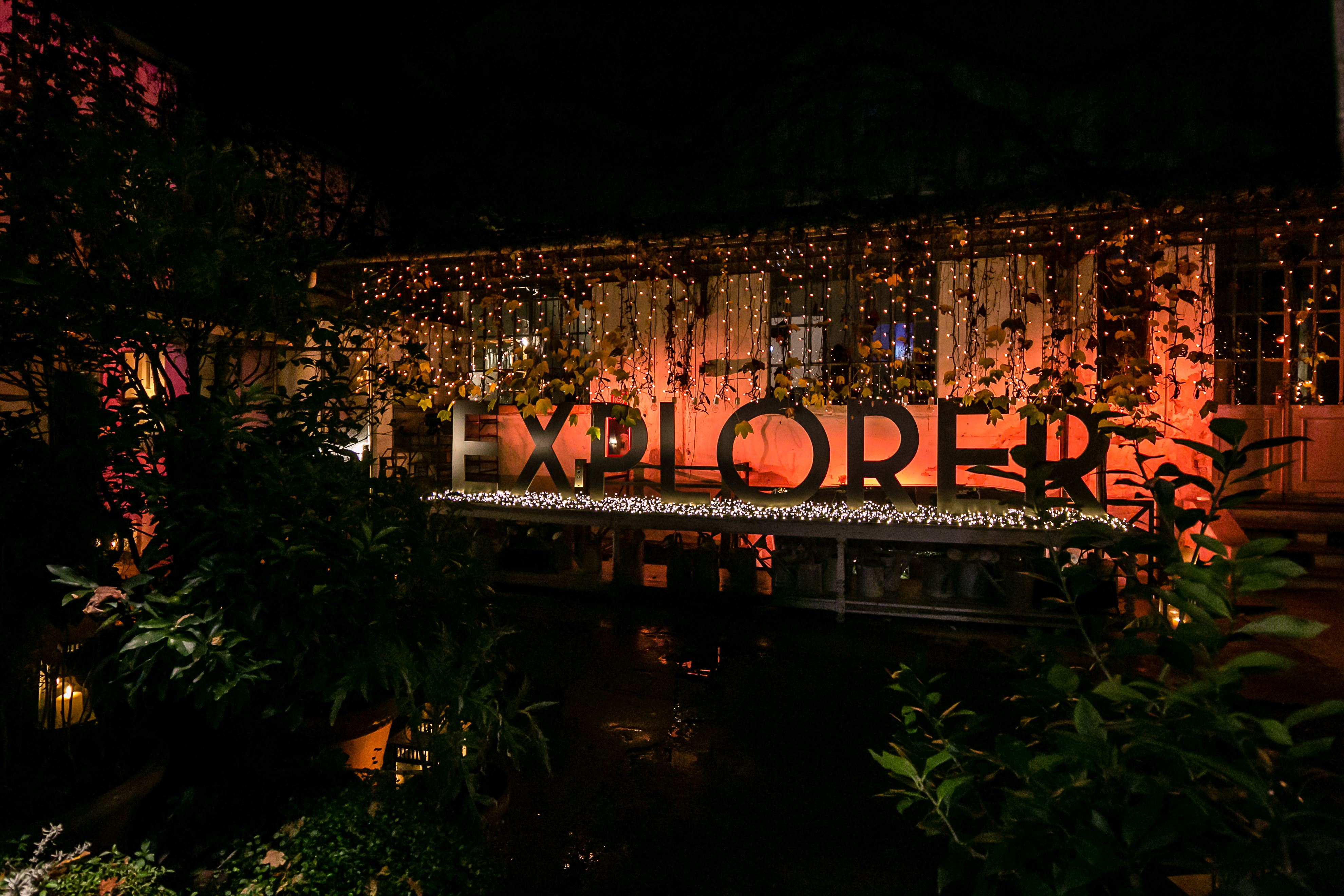 Montblanc exclusive dinner for Explorer perfume preview