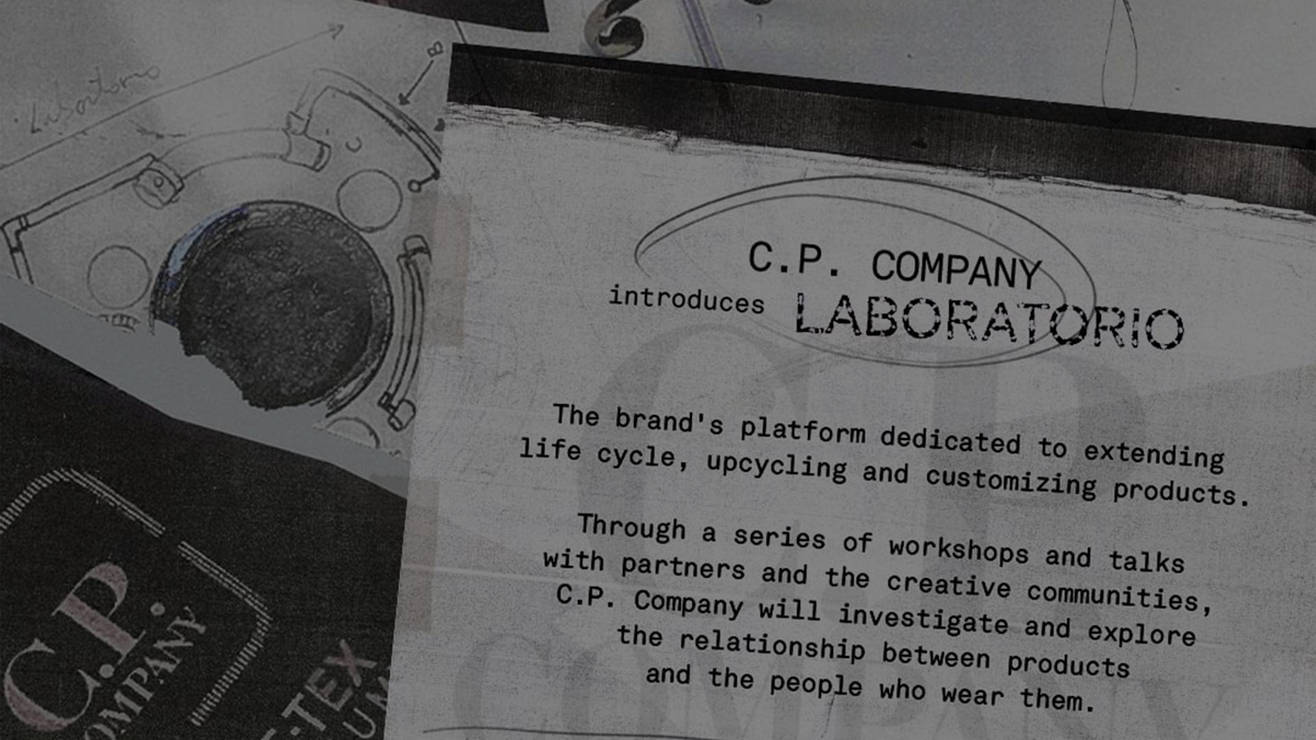 MILAN DESIGN WEEK 2024 : C.P. COMPANY PRESENTS LABORATORIO